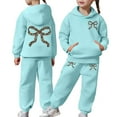 thumbnail image 3 of RUTAYY Teen Girls Outfit Sets Long Sleeve Personality Print Hoodie and Pants 2 Piece with Pocket Tracksuit Soft Comfortable Daily Wear Casual Holiday Sets, 3 of 7