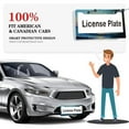 thumbnail image 6 of 2Packs License Plate Frames with Pixel Art Ocean Sunset Pattern Includes Screws & Caps Full Accessories Included Size 6.3x12.2inch(16x31cm), 6 of 8