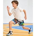 thumbnail image 5 of Lanbubble Boys' Athletic Shorts Quick Dry Stretch Elastic Waist Bottoms Big Boy Mesh Breathable Active Running Workout Shorts for Youth (7-12 Years), 5 of 8