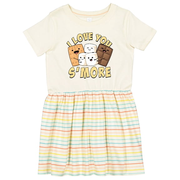 Inktastic I Love You S'more Girls Toddler Dress
