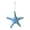 Blue, variant on Dserhfy Starfish Hanging Decoration Coastal Starfish Ornament Beach Decor Resin Starfish Pendant for Home Bedroom Living Room Seaside Wedding Background Wall