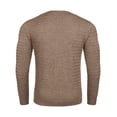 thumbnail image 4 of COOFANDY Men's White Sweater Cable Knitted Sweater Muscle Fitted Sweaters Crew Neck Pullover Knitwear, 4 of 6