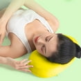 thumbnail image 5 of PureCasa Memory Cotton Pillow for Back, Side & Stomach Sleeper, Orthopedic Design Household Gentle Support Pillows, Breathable Non-Collapsing Cushion for Better Sleep, 16"x8"x4", 1PC, Yellow, 5 of 6