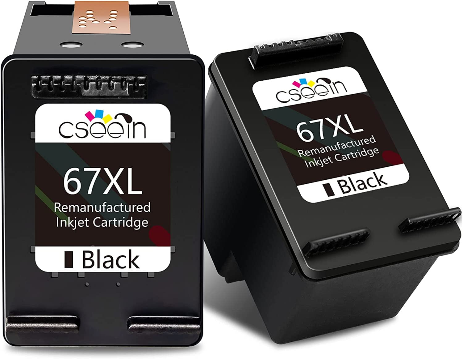 Remanufactured Ink Cartridges for HP Ink 67 67XL,Black Printer Ink