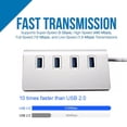 thumbnail image 4 of USB 3.0 portátil de 4 puertos, adapta multipuerto Extensor USB de de 5 para unidad flash Computaa portátil Sunnimix Concentrador USB, 4 of 6