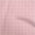 thumbnail image 1 of oneOone Cotton Flex Rose Pink Fabric Check Craft Projects Decor Fabric Printed By The Yard 40 Inch Wide, 1 of 4