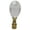 Pack of 1, variant on Royal Designs, Inc. Flat Teardrop Shaped K9 Clear Crystal Lamp Finial for Lamp Shade, CCF-2017-PB-2, Polished Brass, Pack of 2