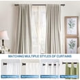 thumbnail image 6 of Urbanest Adjustable Double Curtain Rod Set Bouton Manhattan Finials – 1″ Front & 5/8″ Back Rod With Bronze Rod, 48–84 Inches, 6 of 6