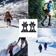 thumbnail image 6 of Ice Cleats For Shoes And Boots, Shoe Spikes For Snow And Ice Size M Black 10-Tooth Reinforced Snow Cleats For Shoes, High Traction Winter Safety Grips for Men & Women, 3-Pair, 6 of 7