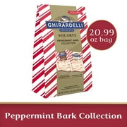 GHIRARDELLI Peppermint Bark Assortment Chocolate Squares, 20.99 OZ Bag