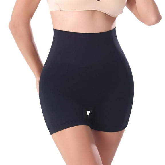 Women's High Waist Shapewear Shorts Hide Belly Body Shaper Undergarment Slimming Shaper Panties Butt Lifter Tummy Control Back Fat Smoothing Black X-Large