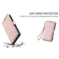 thumbnail image 3 of Allytechgroup Flip Wallet Case for Galaxy S22 Ultra, with Crossbody Shoulder Strap & Lanyard Cards Holder Stand Stylish Cover for Galaxy S22 Ultra, Rosegold, 3 of 12