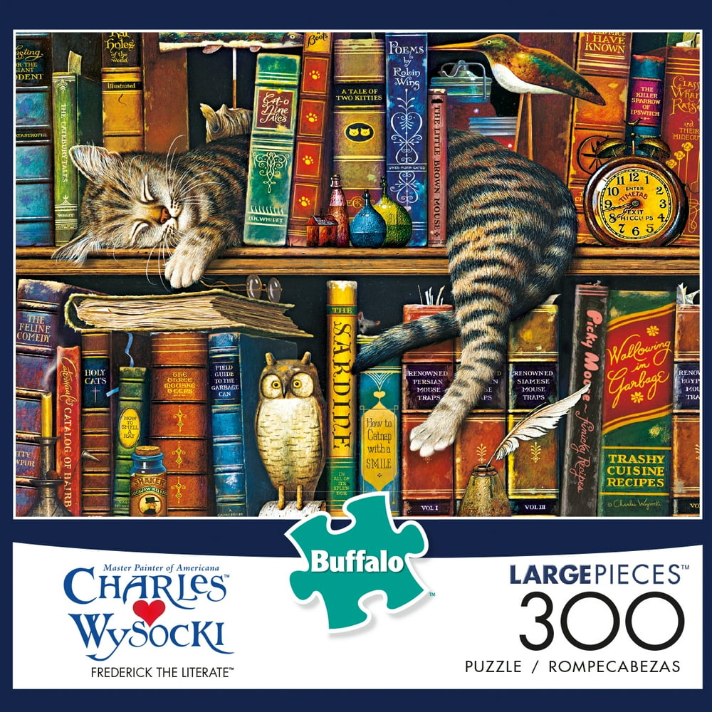 Buffalo Games Charles Wysocki Frederick the Literate 300 Piece Jigsaw