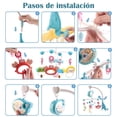 thumbnail image 3 of Móvil Musical para Cuna de Bebé con Proyección y Mando a Distancia, Giratoria 360° para Recién Nacid, 3 of 9