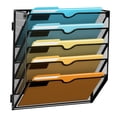 thumbnail image 1 of Organizador de archivos de pared SUPEASY de 5 niveles, malla, oficina, negro, 1 of 7