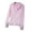 Pink, variant on Mdesiwst Women Sunscreen Coat Zipper Opening Hooded Ice Silk Anti-UV Thin Long Sleeve Great Breathability Pure Color Quick-drying Cycling Camping Jacket