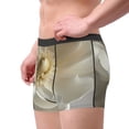 thumbnail image 2 of Fotbe Elegant Ivory Flower Calzoncillos Tipo Boxer con Bolsa de Soporte Total para Hombre, X-Temp Fresco, Transpirable y de Secado Rápido-Medium, 2 of 5