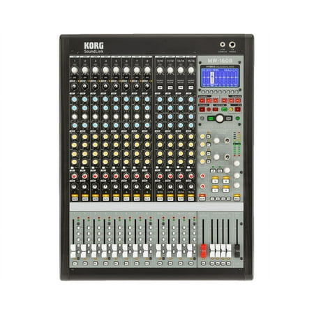 UPC: 4959112199040 | Korg SoundLink MW1608 16-Ch 8-Bus Hybrid Mixer – Black