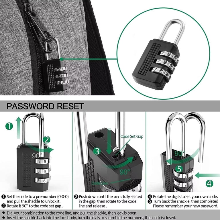 Mancro Laptop Backpack with Lock, Water Resistant 15.6 In photo 5