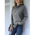 thumbnail image 5 of Anygrew Women Pullover Sweater Long Sleeve Casual Sweaters for Women Turtleneck Knit Jumper, 5 of 6