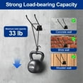 thumbnail image 4 of 2pcs Garage Storage Hooks, EEEkit Heavy Duty Wall Mount Hooks Storage Hanger for Garden Tools, Holds 33lbs, 4 of 7