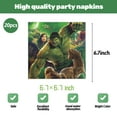 thumbnail image 4 of Hulk Birthday Party Tableware Suplies Set 20PCS 7-inch Plate and 20PCs Napkins Favor Green Hero Theme Table Decoration for Boys Girls Birthday Dinnerware, 4 of 6