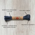 thumbnail image 6 of Cobbler's Choice Shoe Lace - Premium 46" Flat Waxed Cotton Shoe Lace in Blue, 6 of 7