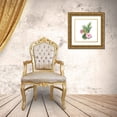thumbnail image 3 of Seven Trees Design 26x26 Gold Ornate Wood Framed with Double Matting Museum Art Print Titled - Tropical Bouquet, 3 of 4