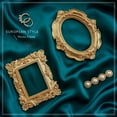thumbnail image 4 of Golden Retro Photo Frame Nail Art Jewelry Decoration Display Frames, 4 of 15