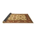 thumbnail image 2 of Ahgly Company Indoor Square Abstract Brown Modern Area Rugs, 3' Square, 2 of 4