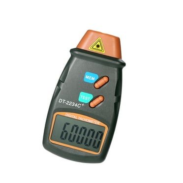 Digital Tachometer Laser Handheld RPM Meter Speedmeter (2.5-99999RPM ...