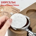 thumbnail image 2 of 100 Pcs Round Coffee Filter Paper 51/54/58/56/60/68mm Espresso Machine Filter Paper Barista Maker Handle Puck Screen Portafilter, 2 of 4