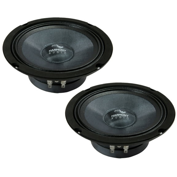 Harmony Audio HC-CMB65 Car Stereo Cabron Mid Bass Mid Range 6.5" Speakers 4 Ohm
