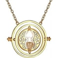 thumbnail image 2 of Hermione Time Turner Necklace Wizard Falcon Horcrux Hourglass Pendant, 2 of 5