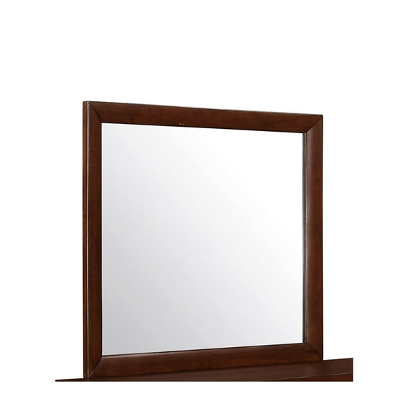 Global Furniture USA Linda Contemporary New Merlot Trim Mirror