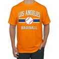 thumbnail image 1 of Wild Bobby City of Los Angeles LA Baseball Fantasy Fan Sports Men's T-Shirt, Orange, Medium, 1 of 6