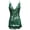 Green, variant on Babydoll Lingerie for Women Lace Bodysuit With Panty Sheer Bow Floral Womens Nightgown