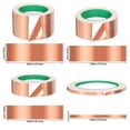 thumbnail image 3 of 1 Roll Copper Foil Tape, Conductive Copper Foil Tape Conductive Soldering Tape for Electrical Repairing, DIY Crafts, Garden, Guitar Interference Shield, Duct Wrapped 5mmx20m, 3 of 9