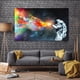 thumbnail image 2 of Cuadro Moderno Astronauta Colors Splash En Canvas Artistico Con Bastidor Estilo Galeria Impresión Hd Tintas Ecológicas, 2 of 4