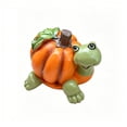 thumbnail image 2 of WKSCLPAI Halloween Resin Pumpkin Fox Figurine A Animal Sculpture for Yard Tabletop Porch Decor Ornament Fall Home Garden Display, 2 of 7