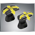 thumbnail image 2 of Back Shaver with 2 Shock Absorber Flex Heads, Black and Red, 1 Count, 2 of 9