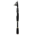 thumbnail image 4 of Generic Lightweight Carbon Fiber Telescopic Fishing Rod, 2.1m Spinning/Casting Rod, Durable & Portable with Storage Bag, Enhanced Casting Performance, Black EVA Handle., 4 of 6