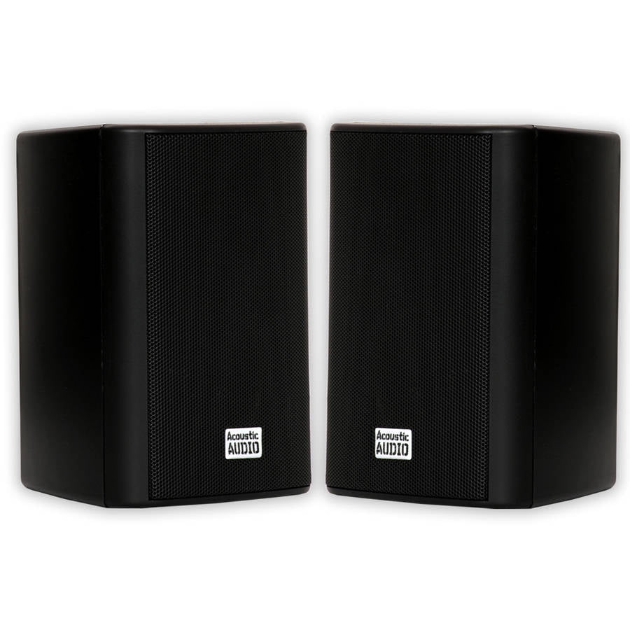 Acoustic Audio AA351B Mountable Indoor/Outdoor Speakers, Set of 2