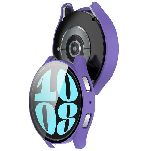 Durable PC Smart Wristband Accessory With Integrated Tempered Glass Screen Protector For Watch Series 6 40mm Model