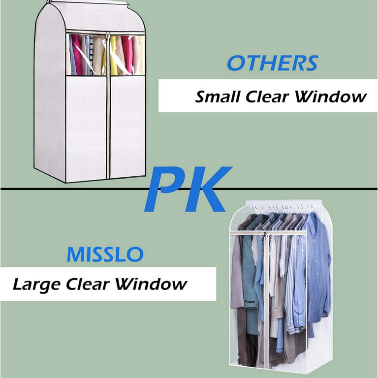 Small Clear Plastic Garment Bags - 21W x 3D x 36H - Roll of 486
