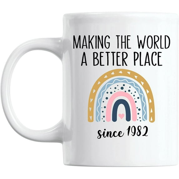 40th Birthday Gifts Women, 1982 Birthday Gifts For Women, 40 Year Old Birthday Gifts For Women, 40th Birthday Gift Ideas, 40 Birthday Gifts For Women, 40th Birthday Cups, Forty Mug