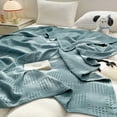 thumbnail image 2 of Blanket,Bedding Pure Cotton Blanket Lightweight Warm Blanket Soft And Breathable Suitable For All Seasons, 2 of 9