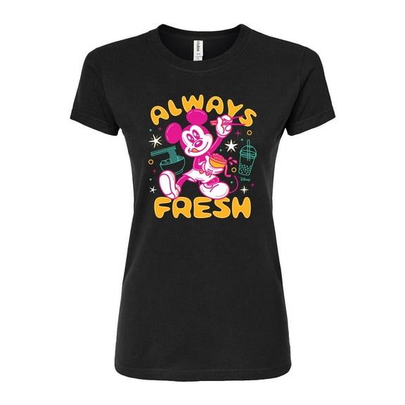 Disney - Always Fresh - Juniors Fitted Graphic T-Shirt