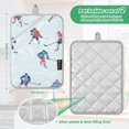 thumbnail image 6 of Yayeee Pot Holders Kitchen Heat Resistant with Pocket 7"x9.8" Cotton Oven Cooking Hot Pads, Hockey Action Zone, 6 of 7