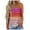 Orange, variant on Toimothcn Tank Top For Women Sexy Off The Shoulder Sexy Striped Versatile Hot Girl Knitted Vest Top Leisure Women's Dailywear